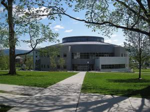 A picture of Middlebury College, an example of many rural colleges.