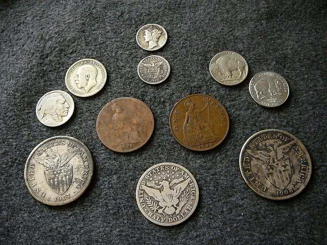 Coin collections.