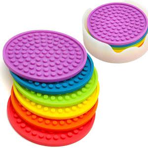 ENKORE rainbow coasters